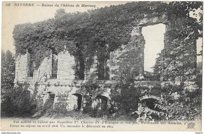 Bayonne - Ruines du Château de Marracq