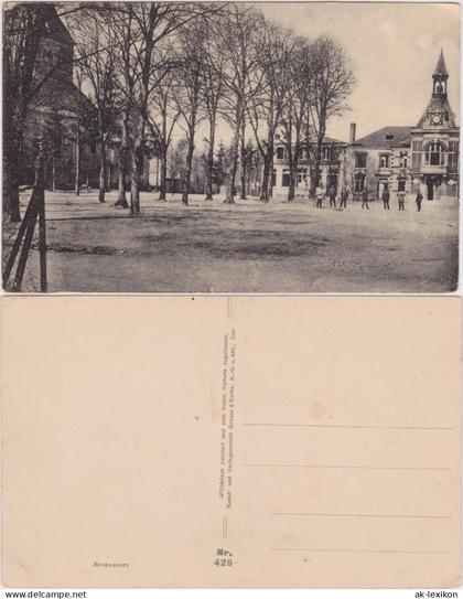 Bazancourt (Marne) Place de l'église/Kirchplatz 1917