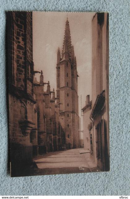 Bazas, le clocher de la cathédrale, Gironde 33