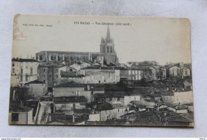 Bazas, vue générale, côté Nord, Gironde 33