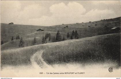 CPA BEAUFORT FLUMET - Col des Saisies Entre Beaufort et Flumet (1191210)