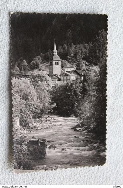 Cpsm 1958, Beaufort sur Doron, le Doron, Savoie 73