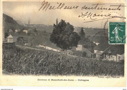 Carte  postale ancienne de BEAUFORT - ORBAGNA
