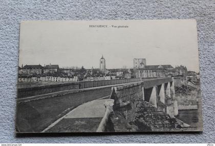 Cpa 1915, Beaugency, vue générale, Loiret 45