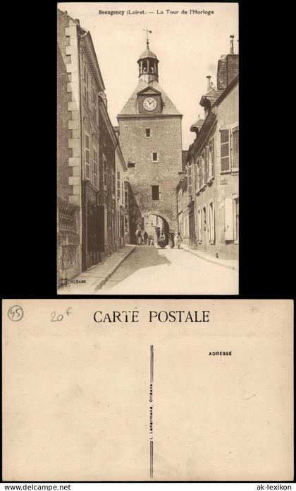 CPA Beaugency Beaugency La Tour de l'Horloge; Ortsansicht 1910
