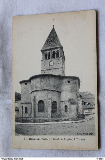 Beaujeu, abside de l'église, Rhône 69