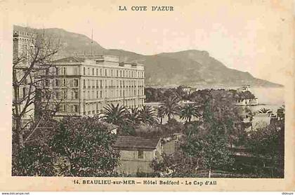 06 - Beaulieu sur Mer - Hotel Bedford - Le Cap d'Ail - CPA - Voir Scans Recto-Verso