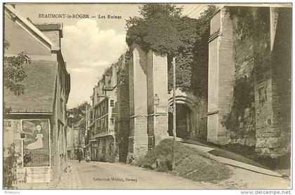 BEAUMONT-LE-ROGER  -  Les Ruines