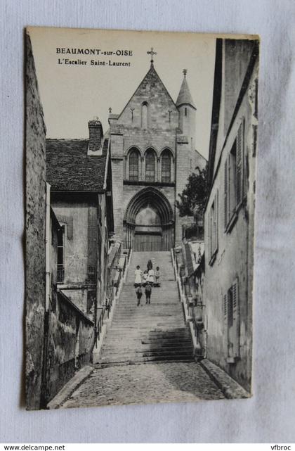 Beaumont sur Oise, l'escalier saint Laurent, Val d'Oise 95