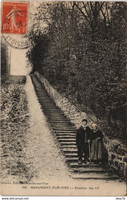 CPA BEAUMONT-sur-Oise - Escalier des 117 (44862)