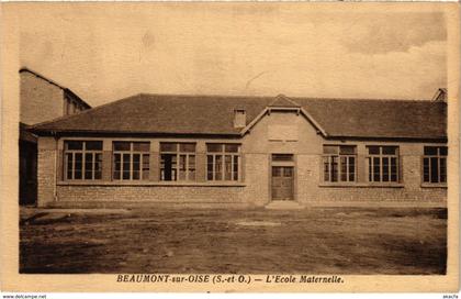 CPA BEAUMONT-sur-OISE - L'École Maternelle (107138)