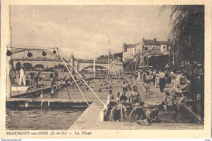 CPA Beaumont-sur-Oise La Plage