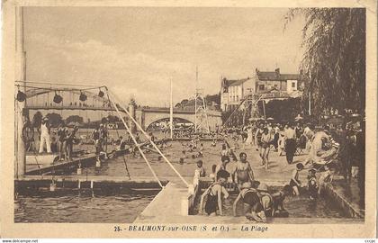 CPA Beaumont-sur-Oise La Plage