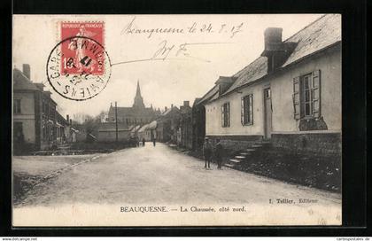 CPA Beauquesne, La Chaussée