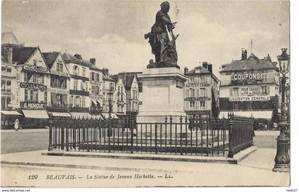 Beauvais - La Statue de Jeanne Hachette