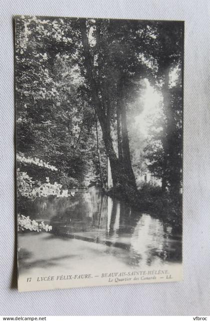 Beauvais sainte Hélène, lycée Félix Faure, le quartier des Canards, Oise 60