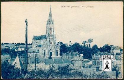 80 Beauval - BEAUVAL (Somme) - Vue générale - cpa
