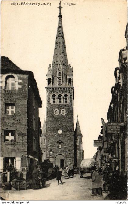 CPA Bécherel - L'Eglise (112149)