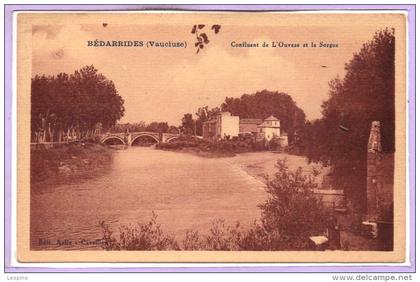 84 - BEDARRIDES --  Confluent de l'Ouvèze et