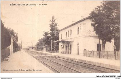 CAR-AAEP8-84-0829 - BEDARRIDES - la gare