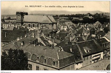 CPA BELFORT La vieille ville vue depuis le Lion (722214)