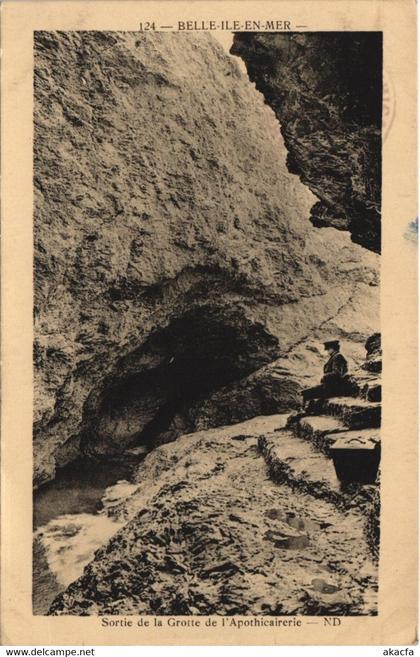 CPA BELLE-ILE-en-MER Grotte de l'Apothicairerie (144849)