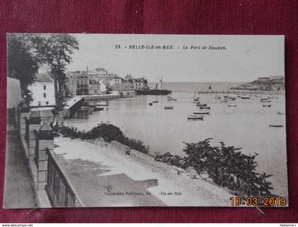 CPA - Belle-Ile-en-Mer - Le Port de Sauzon