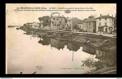 69 - Belleville sur Saone - Le Port - CPA - Voir Scans Recto-Verso