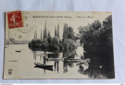 Belleville sur Saône, l'ile et le Mottiot, Rhône 69