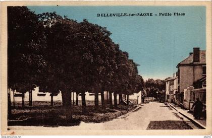 CPA BELLEVILLE-sur-SAONE Petite Place (444188)