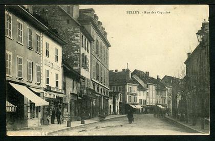 01 - BELLEY - Rue des Capucins - ANIMÉ