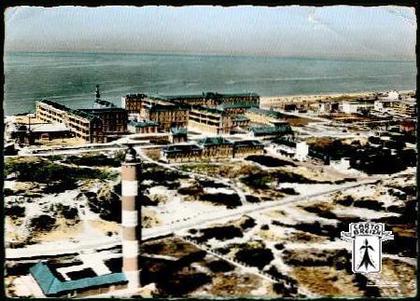 62 Berck-Plage Berck - 62.108.09 En avion sur BERCK-PLAGE, Le Phare et l´Hôpital Maritime - cpsm