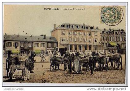 62 - BERCK PLAGE - LES ANES A L'ENTONNOIR