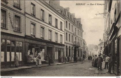 CPA BERNAY-Rue d'Alencon (43378)