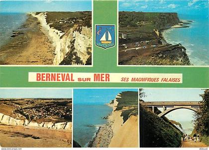 76 - Berneval sur Mer - Multivues - Blasons - CPM - Voir Scans Recto-Verso