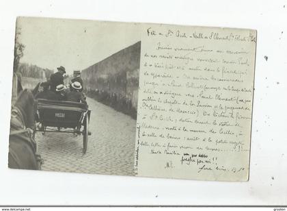 BESANCON (DOUBS) ? CARTE PHOTO FETE DE SAINTE CECILE 1904