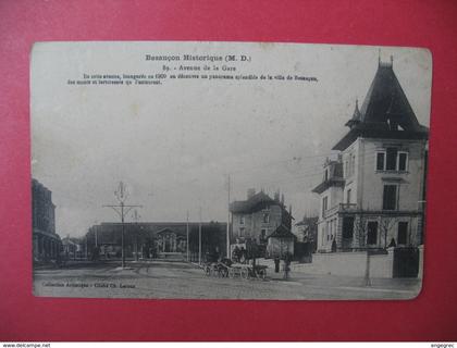 Carte  Besançon  Avenue de la Gare