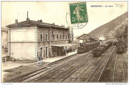 30/ BESSEGES / LA GARE