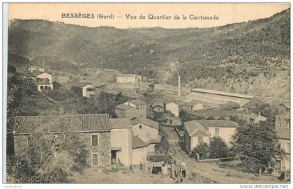 30 BESSEGES VUE DU QUARTIER DE LA CANTONADE