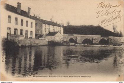 CPA BESSINES - Vieux pont sur la GARTEMPE (122335)
