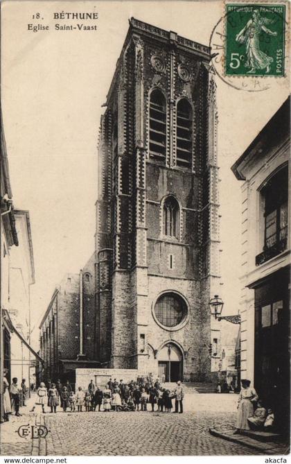 CPA BÉTHUNE-Eglise Saint Waast (46392)
