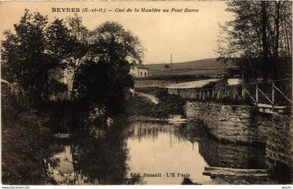 CPA BEYNES Gue de la Mauldre au Pont Barra (1411478)
