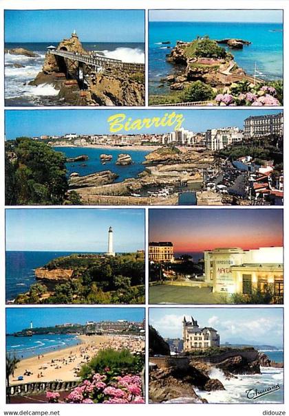 64 - Biarritz - Multivues - Flamme Postale de Biarritz - CPM - Voir Scans Recto-Verso