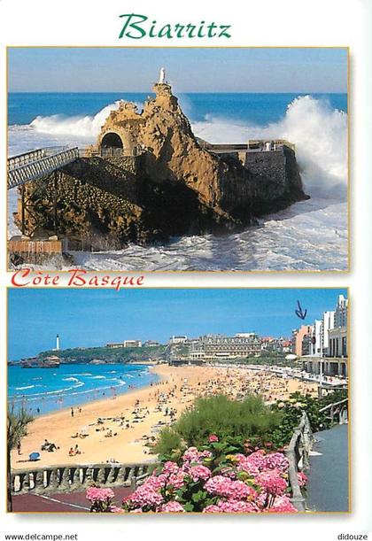 64 - Biarritz - Multivues - Flamme Postale de Biarritz - CPM - Voir Scans Recto-Verso