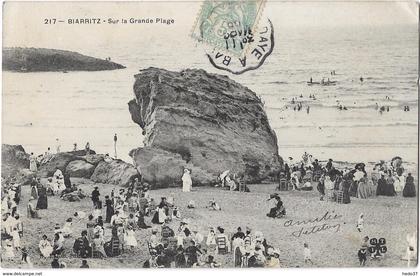 Biarritz - Sur la Grande Plage