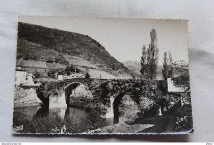 Cpm 1963, Bidarray, le pont Noblia et l'hôtel Noblia, Pyrénées atlantiques 64