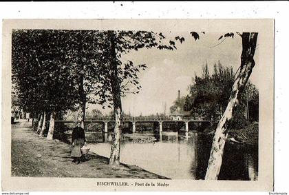 CPA-Carte Postale-FRANCE-Bischwiller-Pont de la Moder-1928- VM13989