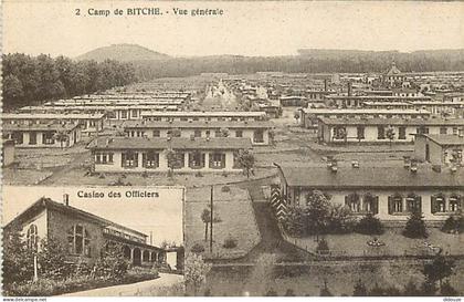 57 - Bitche - Camp de Bitche - Vue Générale - Casino des Officiers - Correspondance - CPA - Voyagée en 1926 - Voir Scans