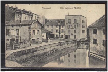 BLAMONT CPA 1915 allemande die grossen Muhlen (les moulins)