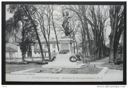 33 Blanquefort monument aux morts    D33D  K33056K  C33056C RH018089